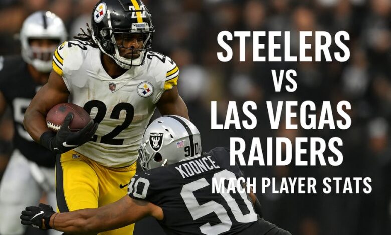 steelers vs las vegas raiders match player stats
